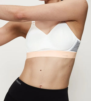 Triumph - Triaction Wireless Cross-Back Sports Bra White