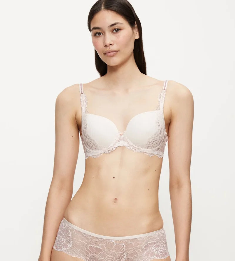 Triumph - Peony Florale Padded Spacer Bra Angora