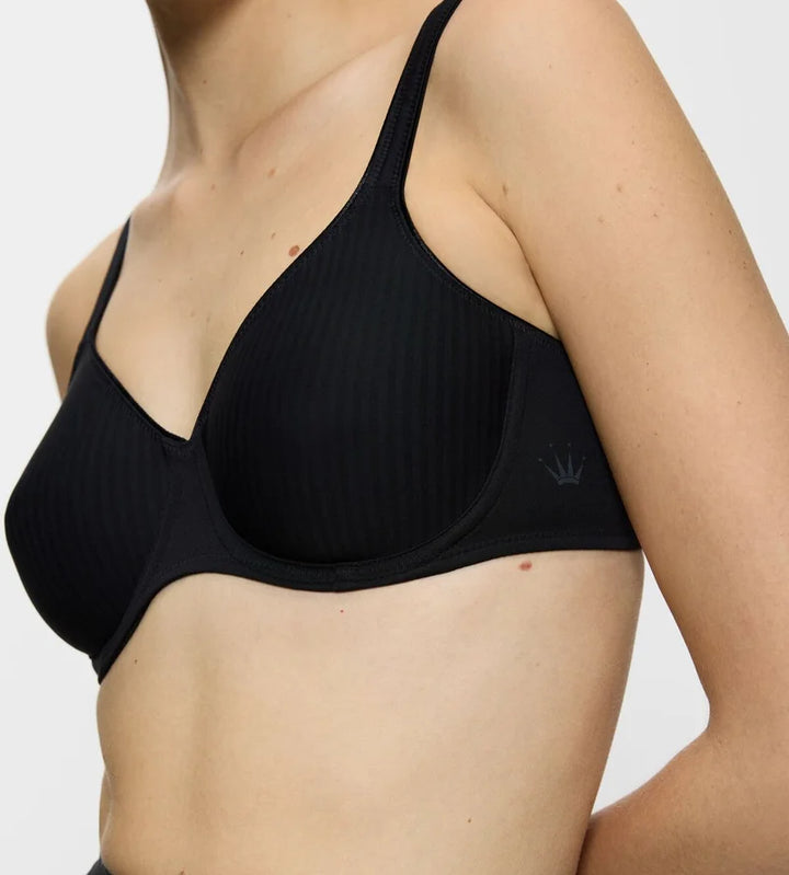 Triumph - Modern Soft Cotton Moulded Bra Black