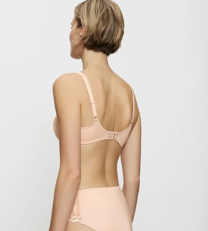 Triumph - Modern Lace Plus Cotton Full Cup Bra Neutral Beige