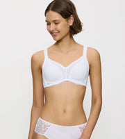 Triumph - Modern Lace Plus Cotton Wireless Bra White