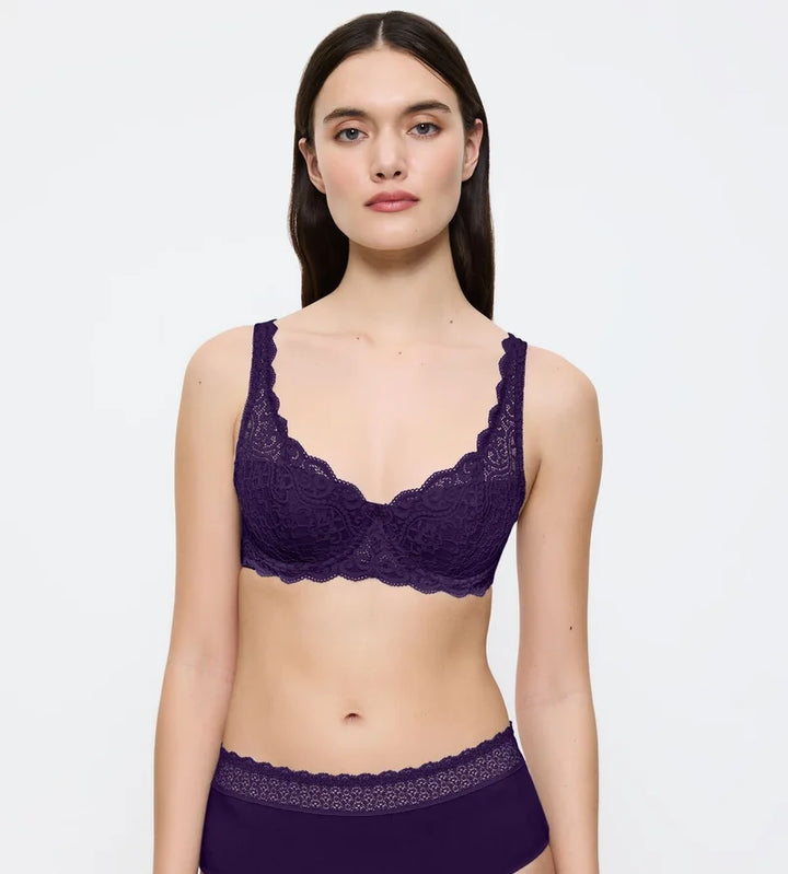 Triumph - Amourette Balconette Bra Royal Purple