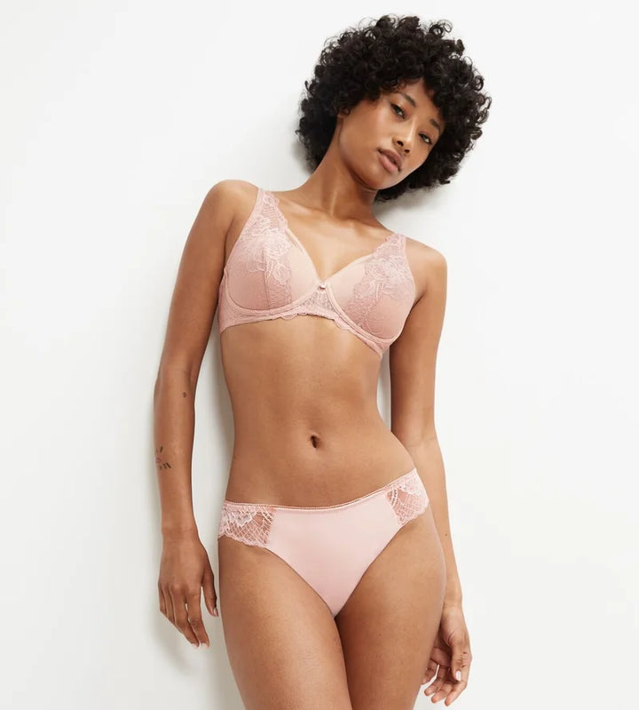 Triumph - Wild Peony Florale Brazilian Brief Pink Pearl