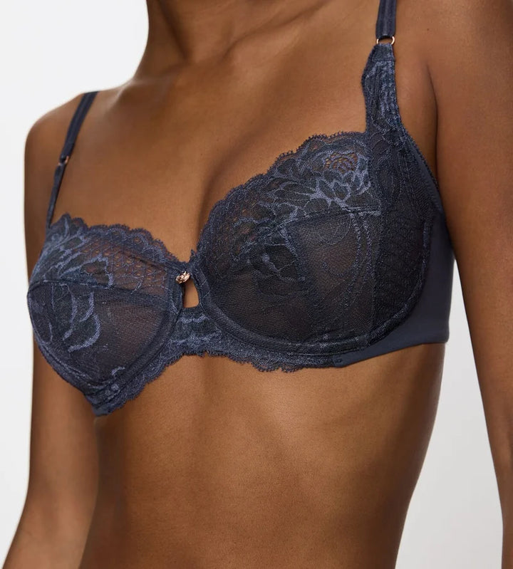 Triumph - Wild Peony Florale 4-Part Spacer Bra Pebble Grey