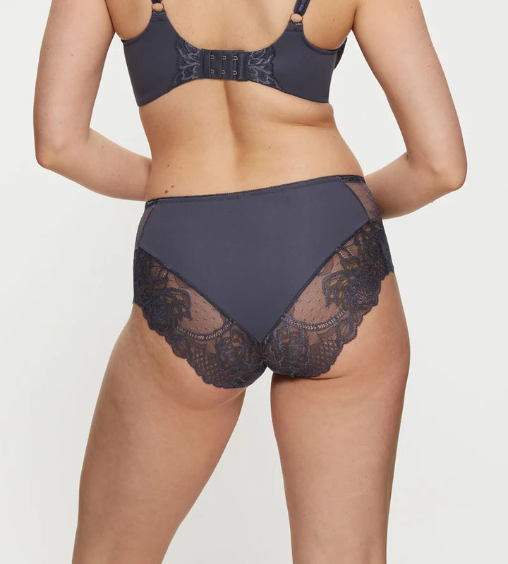 Triumph - Wild Peony Florale Maxi Brief Pebble Grey