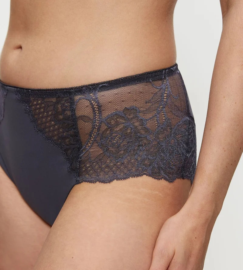 Triumph - Wild Peony Florale Maxi Brief Pebble Grey