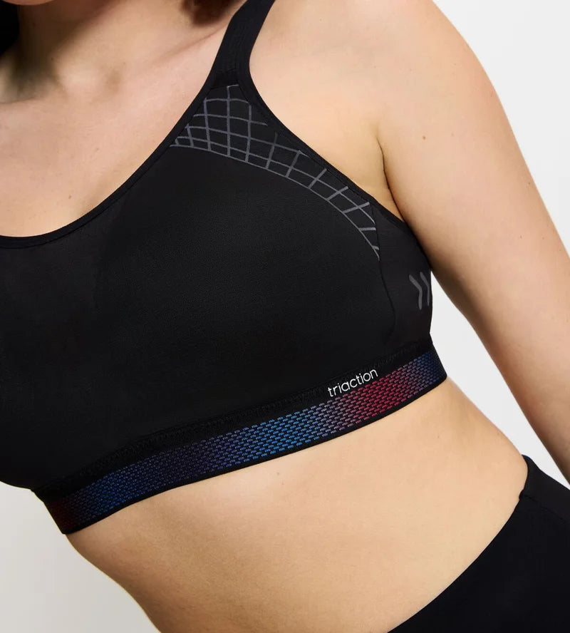 Triumph - Triaction Cardio Flow Minimiser Sports Bra Black