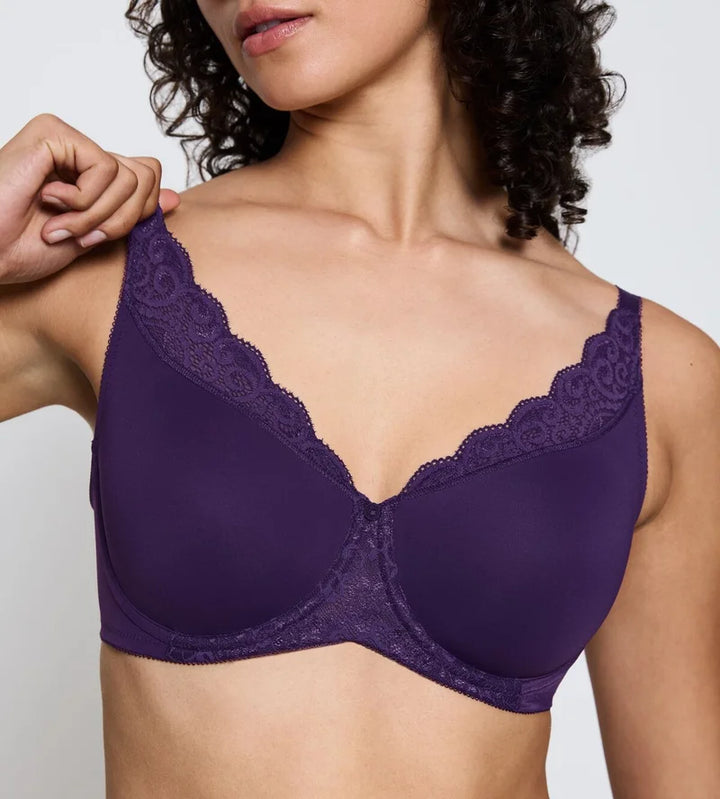 Triumph - Amourette Minimiser Bra Royal Purple