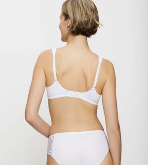 Triumph - Modern Lace Plus Cotton Full Cup Support Bra White