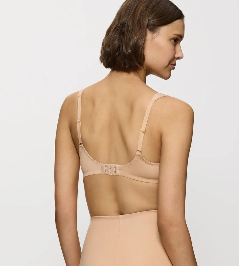 Triumph - Modern Lace Plus Cotton Full Cup Support Bra Neutral Beige