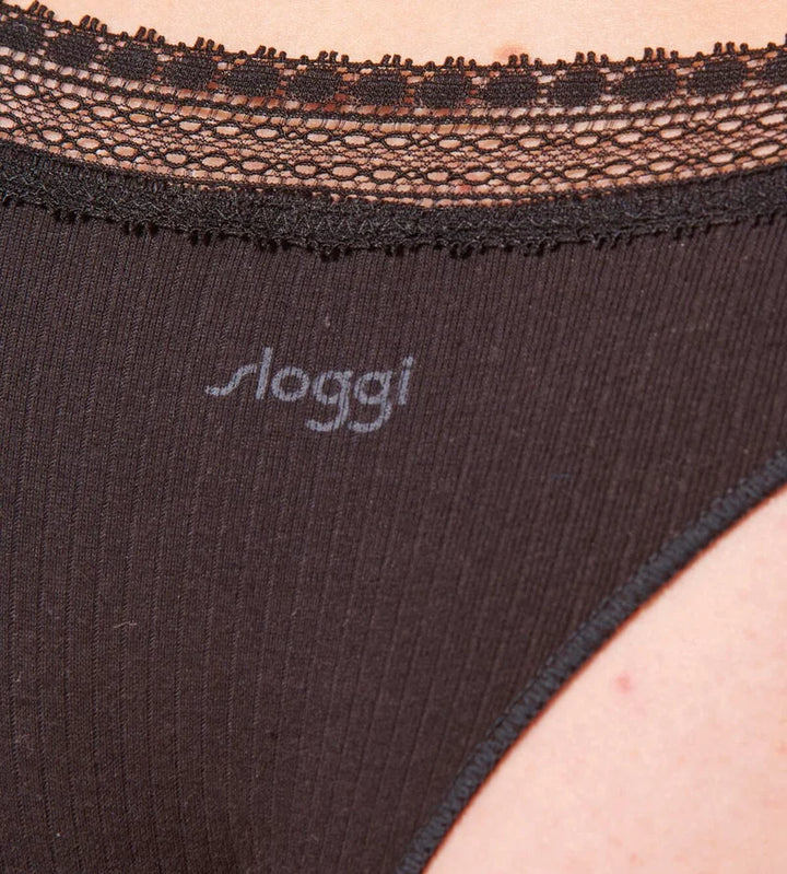 Sloggi - Go Ribbed Brazil Black
