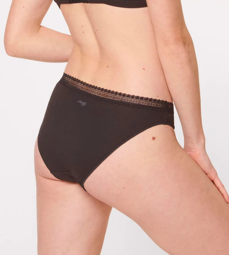 Sloggi - Go Ribbed Brief Black
