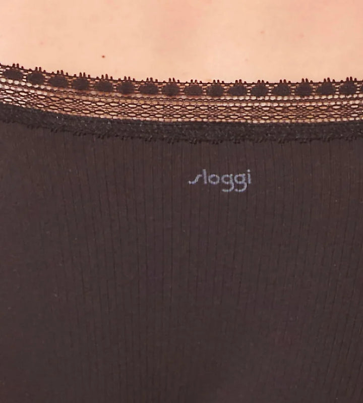 Sloggi - Go Ribbed Brief Black