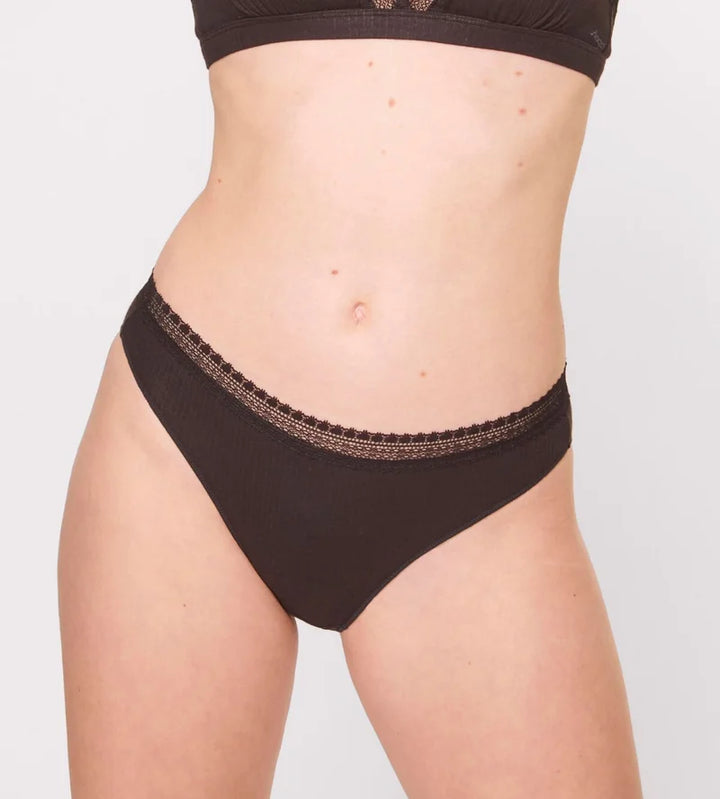 Sloggi - Go Ribbed Brief Black