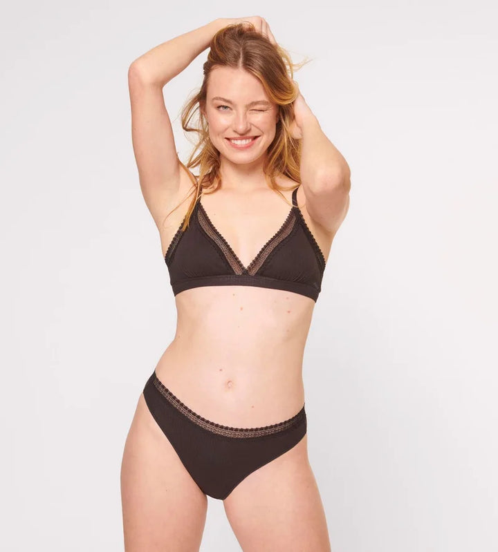 Sloggi - Go Ribbed Brief Black