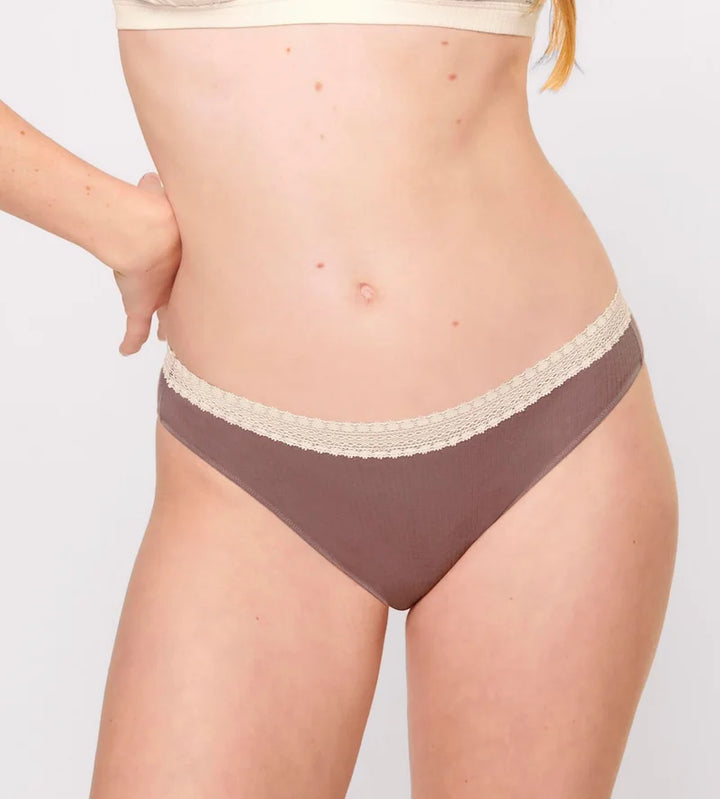 Sloggi - Go Ribbed Brief Brown