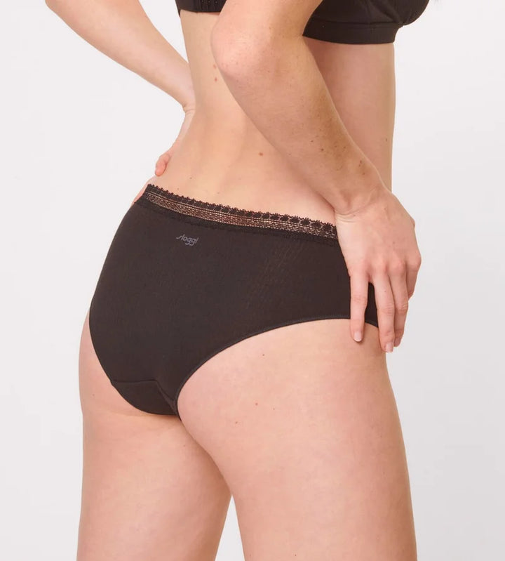 Sloggi - Go Ribbed Hipster Black