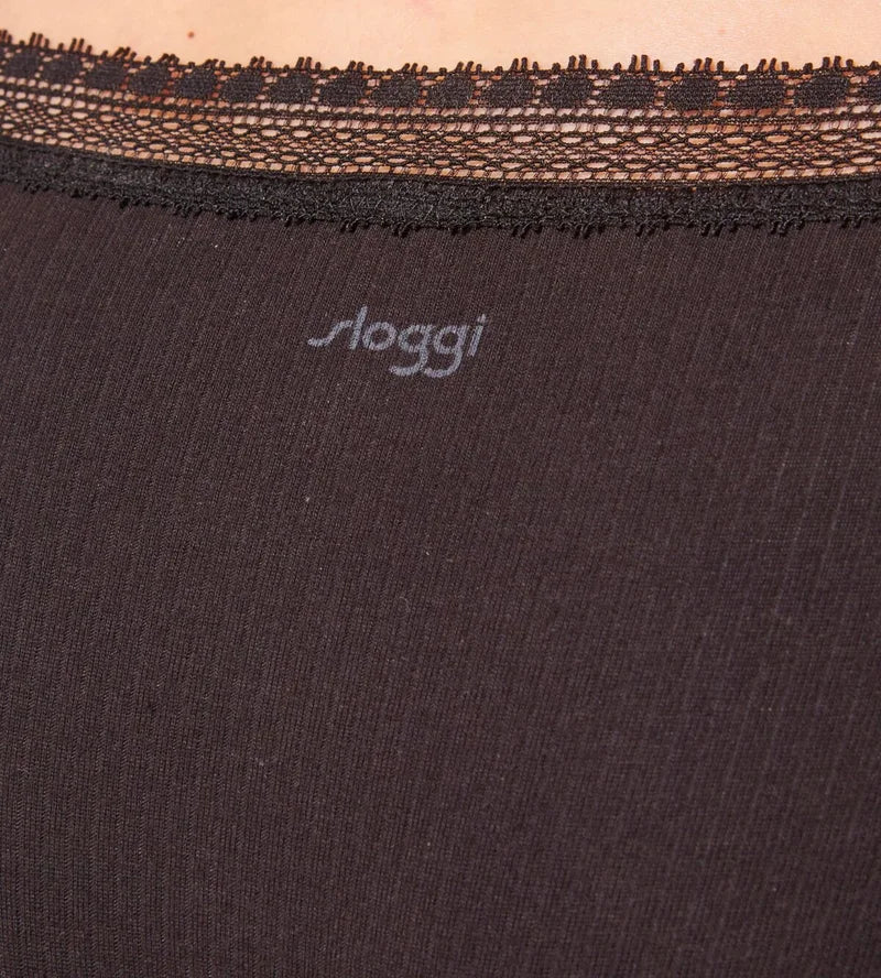 Sloggi - Go Ribbed Hipster Black