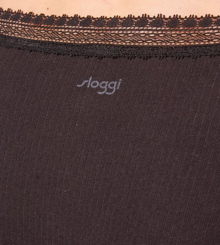 Sloggi - Go Ribbed Hipster Black