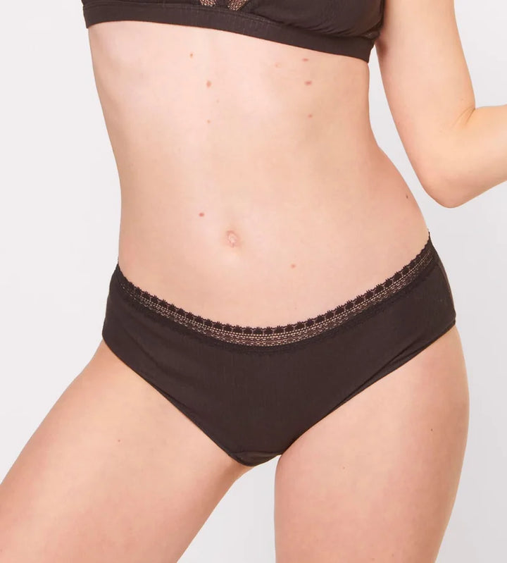 Sloggi - Go Ribbed Hipster Black