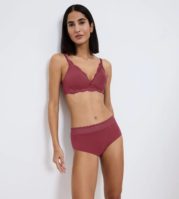 Triumph - Feel Of Modal Midi Brief Sweet Marsala