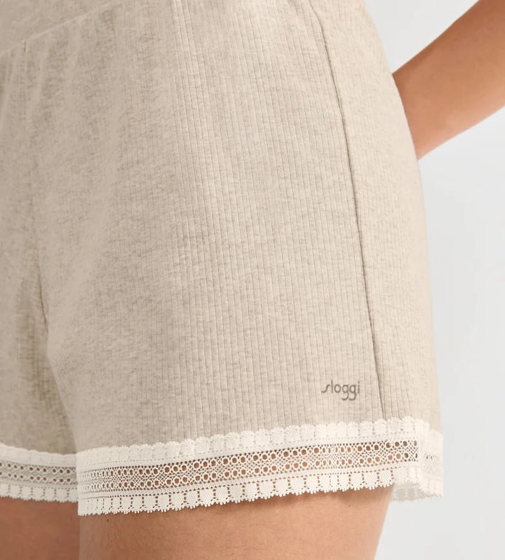 Sloggi - Go Ribbed Short Grey Combination
