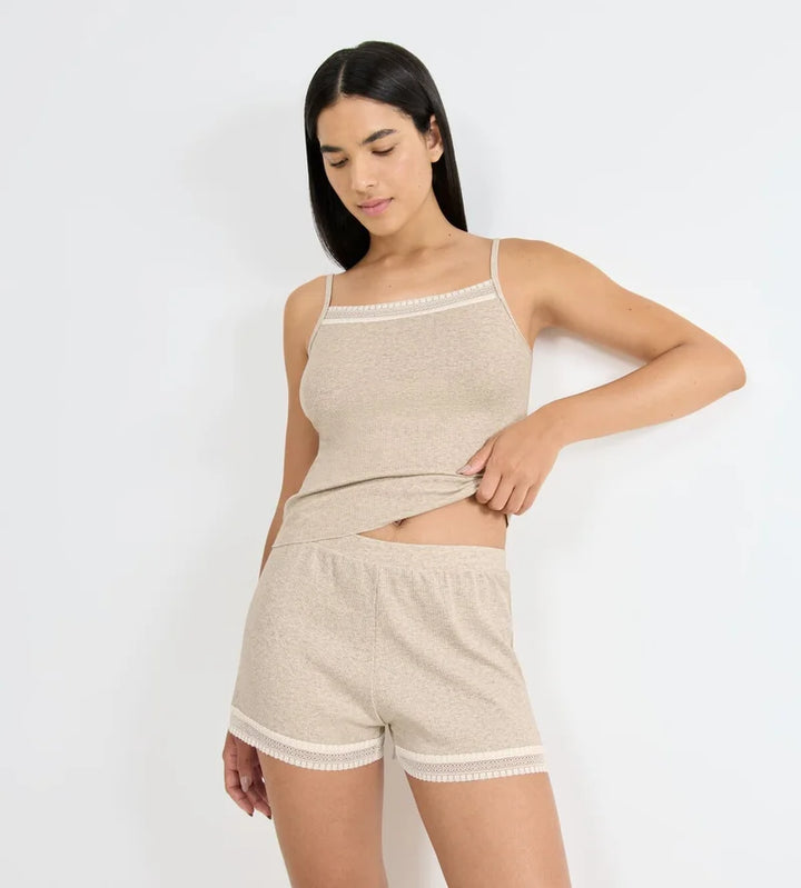 Sloggi - Go Ribbed Short Grey Combination