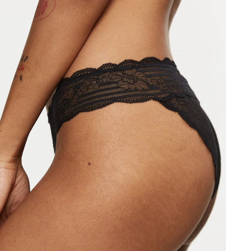 Triumph - Lift Smart Highleg Brazilian Brief Ex Black