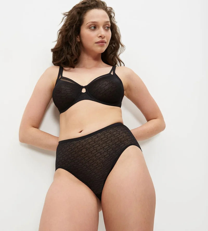 Triumph - Signature Sheer Maxi Brief Ex Black