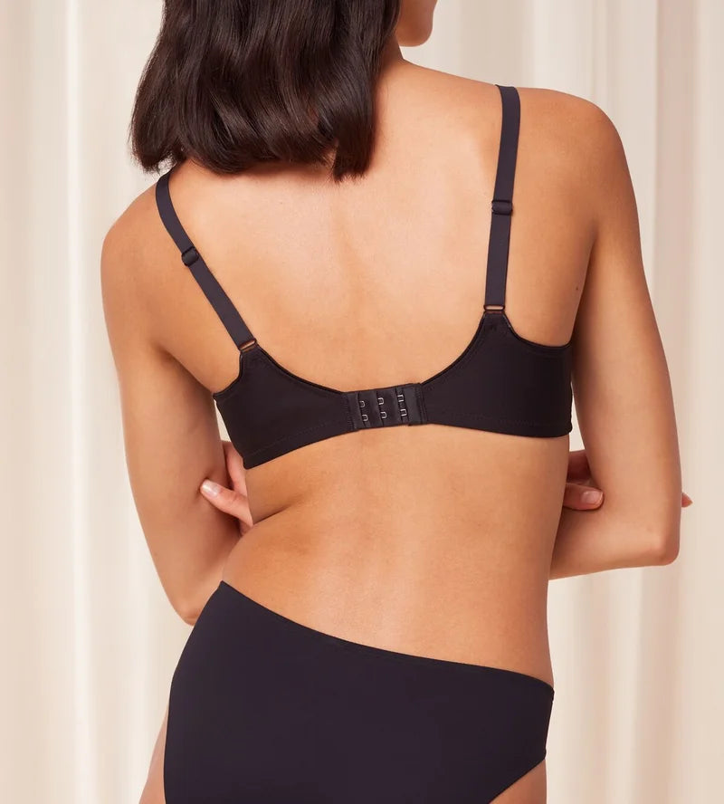 Triumph - Modern Lace Plus Cotton Moulded Bra Black