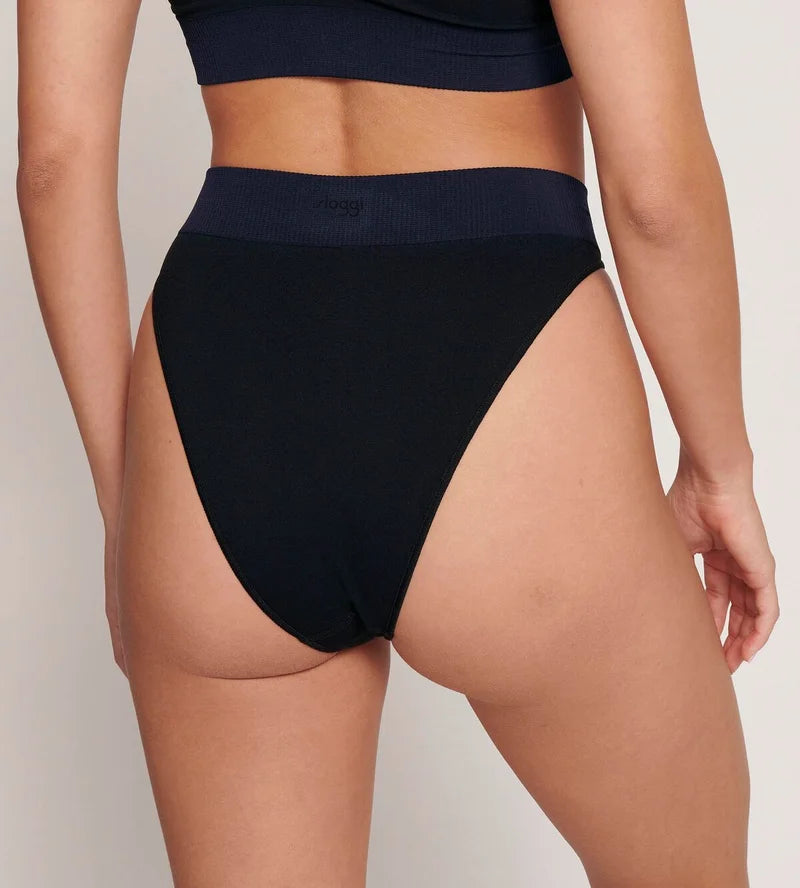 Sloggi - Ever Infused Aloe High Leg Brief Black