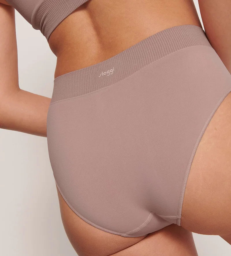 Sloggi - Ever Infused Aloe High Waist Brief Foggy Mauve