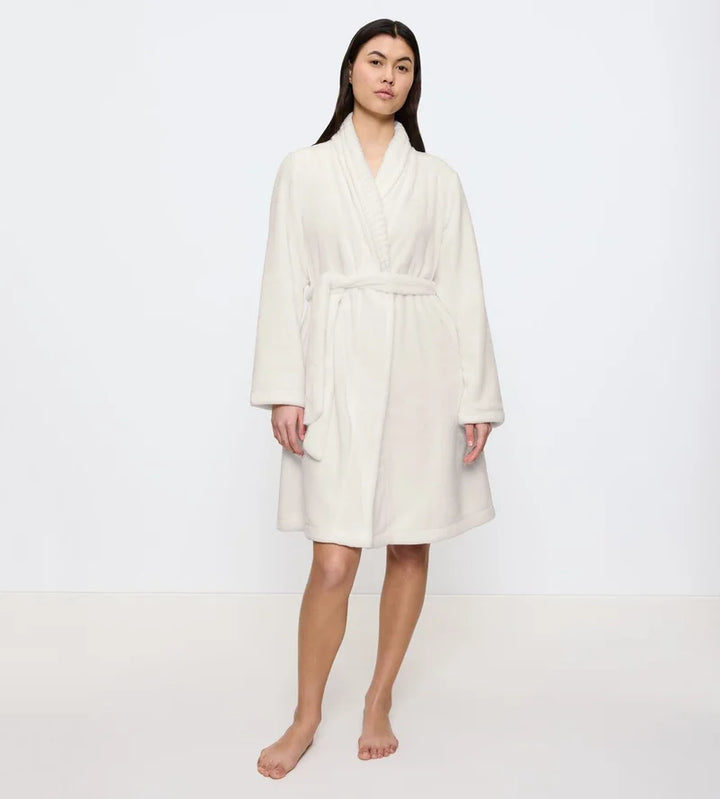Triumph - Robes Fleece Robe Silk White