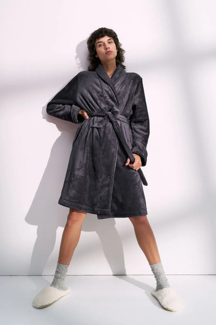 Triumph - Robes Fleece Robe Ink Grey
