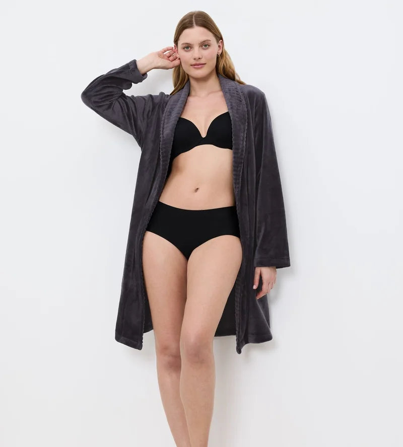 Triumph - Robes Fleece Robe Ink Grey