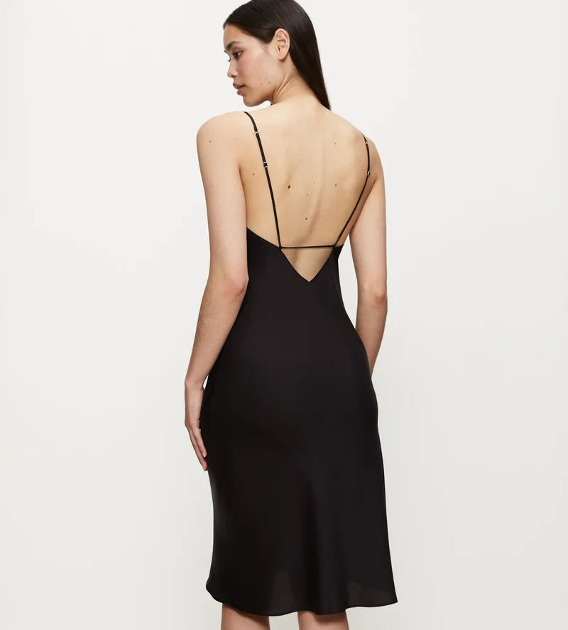 Triumph - Silky Sensuality Long Nighty Black