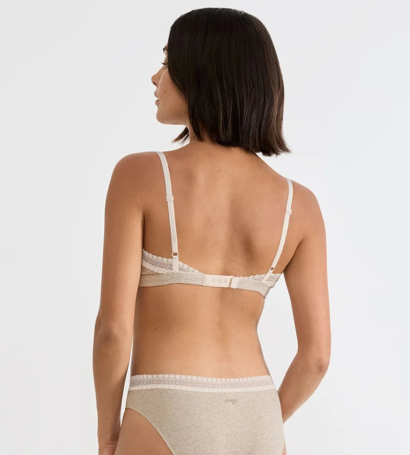 Sloggi - Go Ribbed Bralette Grey Combination