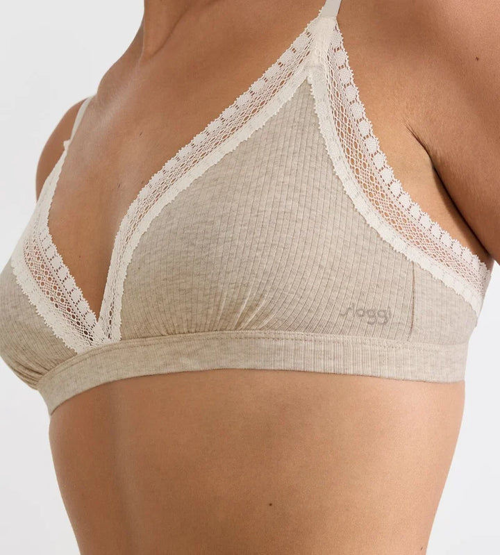 Sloggi - Go Ribbed Bralette Grey Combination