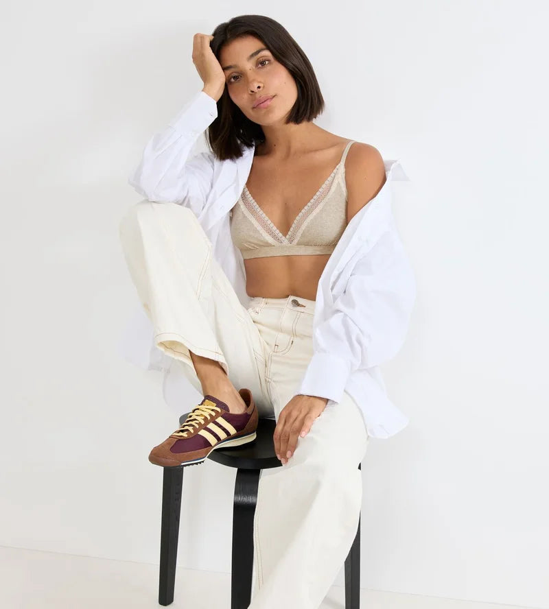 Sloggi - Go Ribbed Bralette Grey Combination