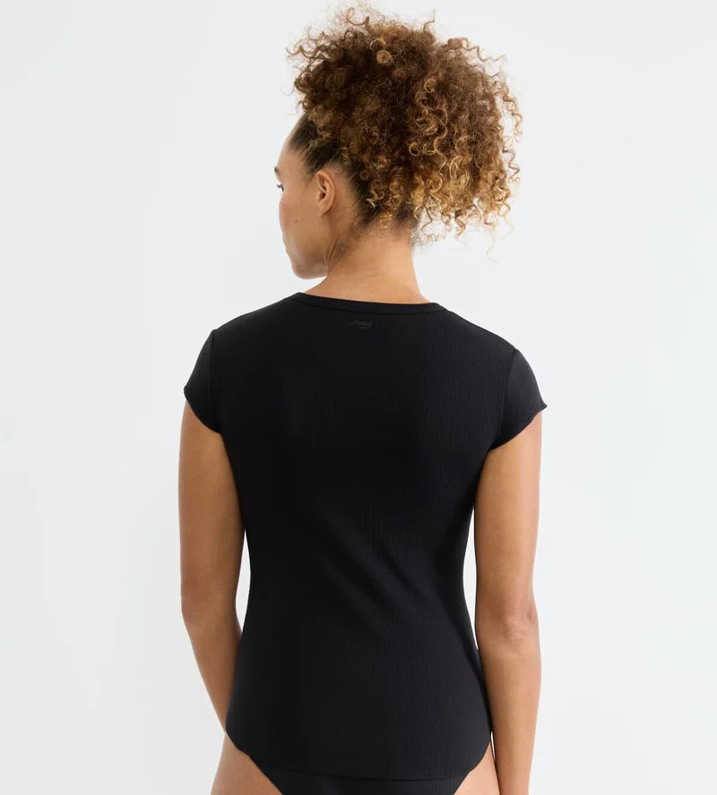 Sloggi - Go Ribbed T-Shirt Black