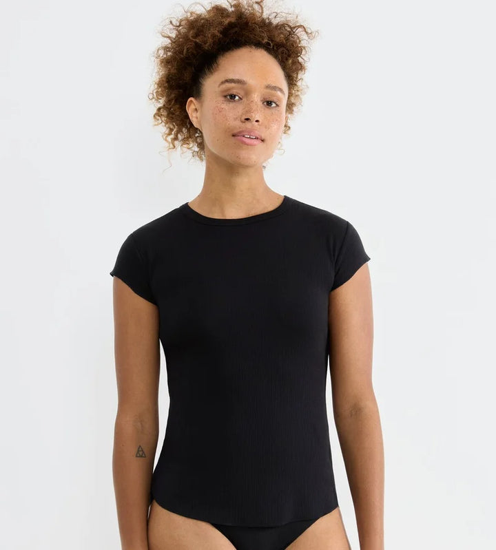 Sloggi - Go Ribbed T-Shirt Black