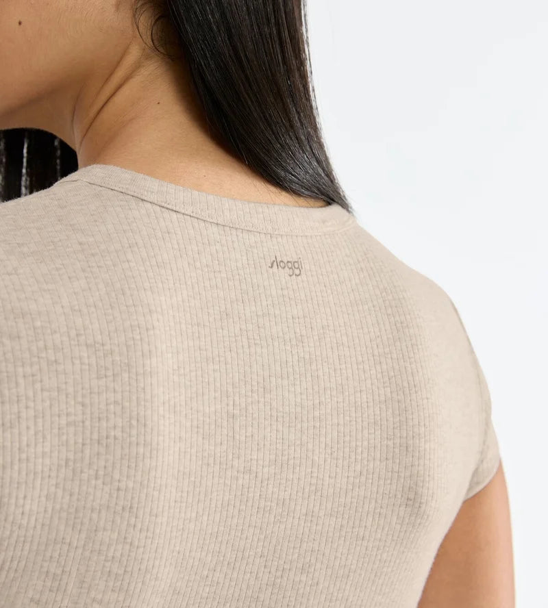 Sloggi - Go Ribbed T-Shirt Grey Combination