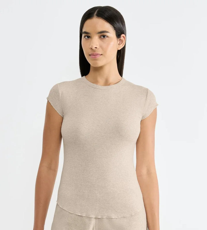 Sloggi - Go Ribbed T-Shirt Grey Combination