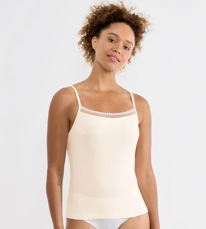 Sloggi - Go Ribbed Spaghetti Top Angora