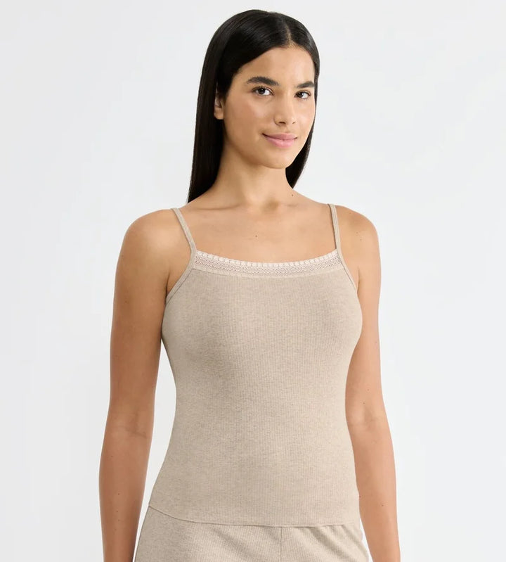 Sloggi - Go Ribbed Spaghetti Top Grey Combination