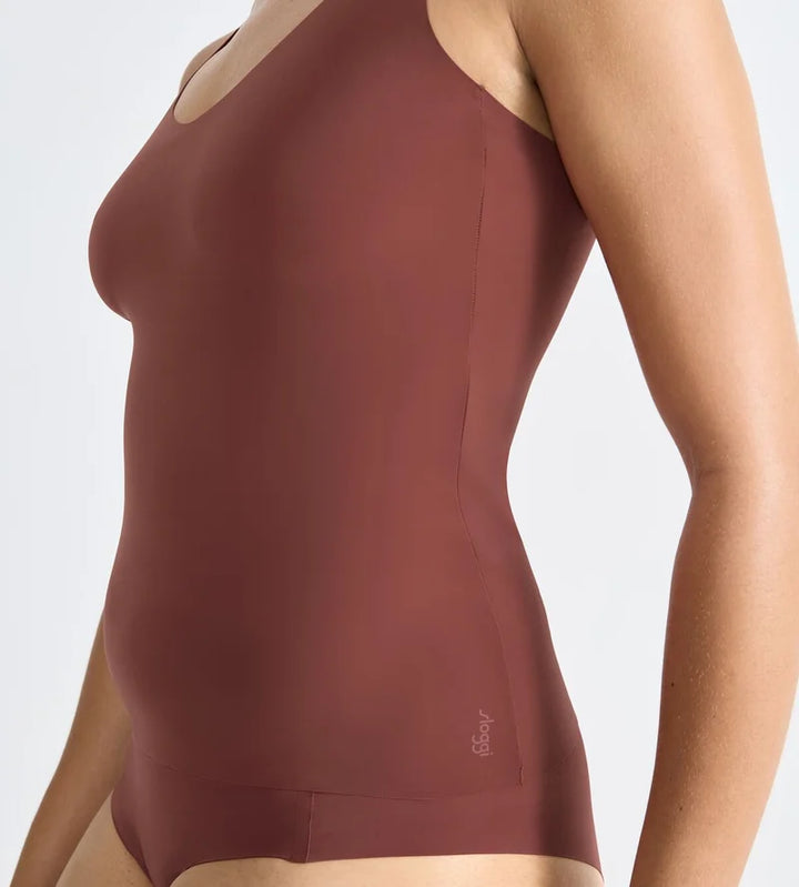 Sloggi - Zero Feel Spaghetti Top Burnt Henna