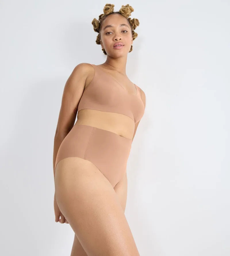 Sloggi - Zero Feel High Waist Brief Nostalgic Brown