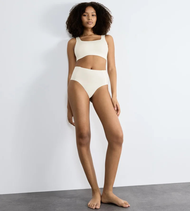 Sloggi - Zero Feel High Waist Brief Silk White