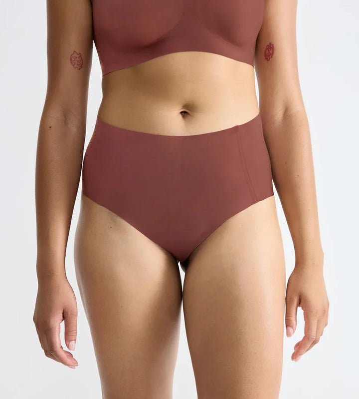 Sloggi - Zero Feel High Waist Brief Burnt Henna