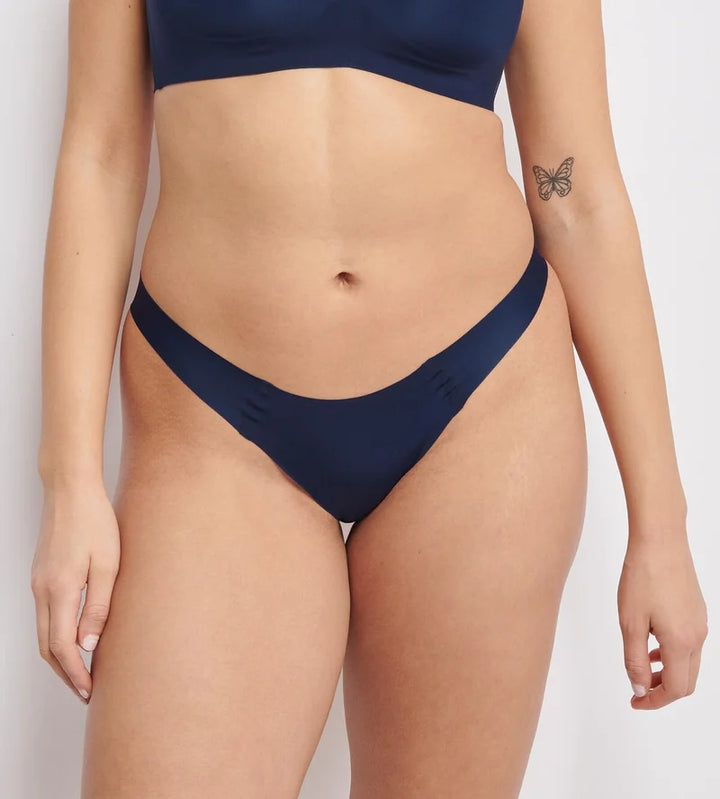 Sloggi - Zero Feel Tiny Tanga Navy Blue